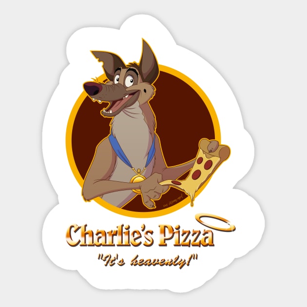 Charlie's Pizza Sticker by JulianWilbury